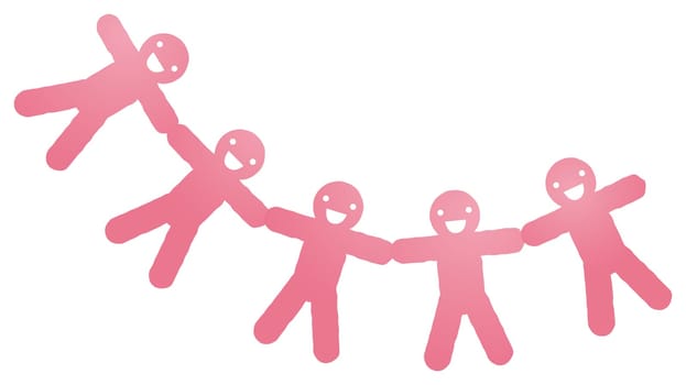 Paper people cut outs