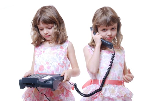 Geminis talking on the phone