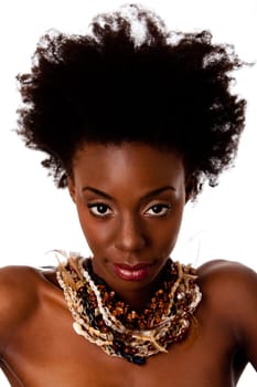 African Tribal beauty face