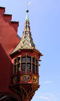 Bay window at the Historisches Kaufhaus Freiburg