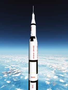 Moon rocket