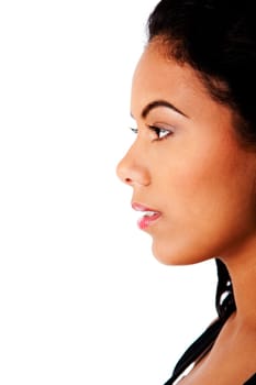 Side of beautiful face