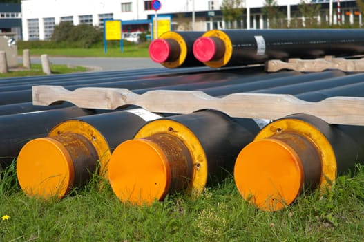 colorful pipes