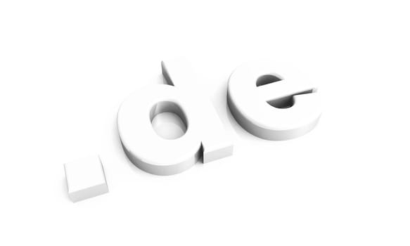 Abstrakt de -Domain - silber
