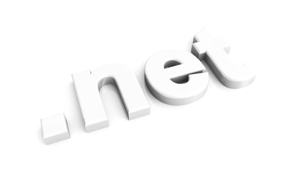 Abstract net domain - silver