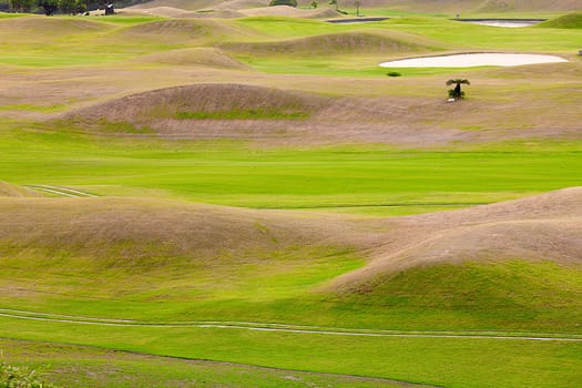 Golf place with nice green
