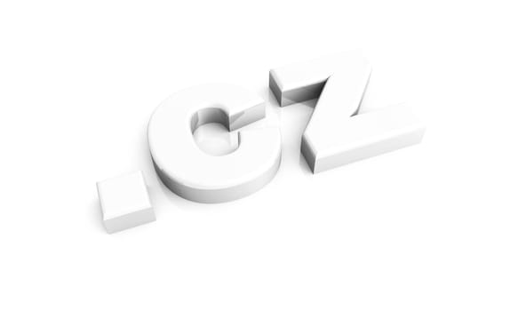 Abstract cz - domain - silver