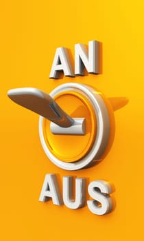 On and Off - orange 02