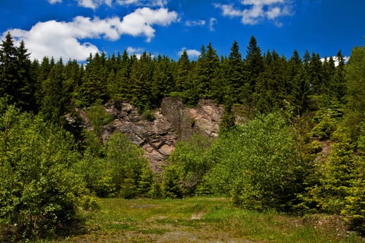 Slate quarry in the Slate Mountains
