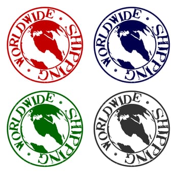 Set of Ink Stamps