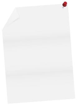 Empty paper sheet