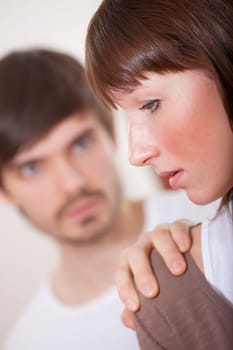upset couple