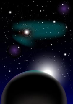 Night Sky Background