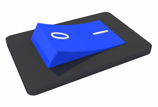 Power ON - Blue and Black
