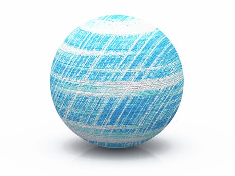 Marble Stone Ball Blue