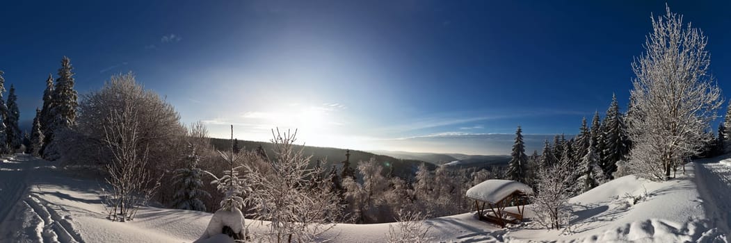 Sunrise in winter .......