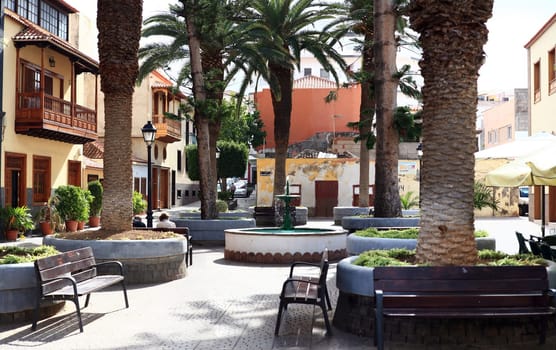 typical balconies in Puerto de la Cruz