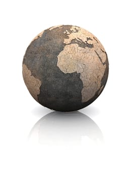Dry earth concept - Europe