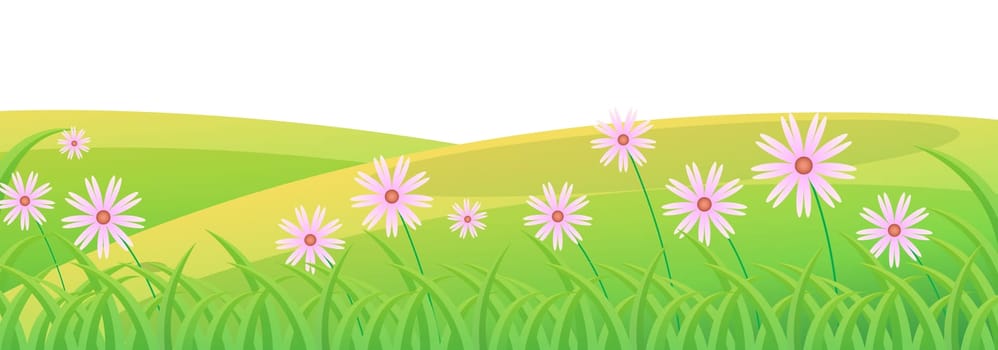 flower and lawn