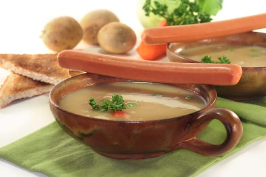 Cream of potato soup
