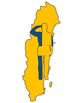 Swedish salute