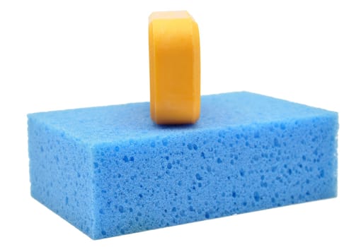 Sponge and soap