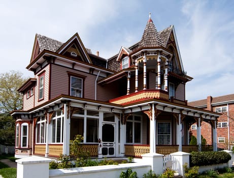 Beautiful colorful Victorian home