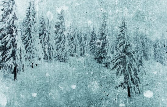 Vintage christmas greeting card
