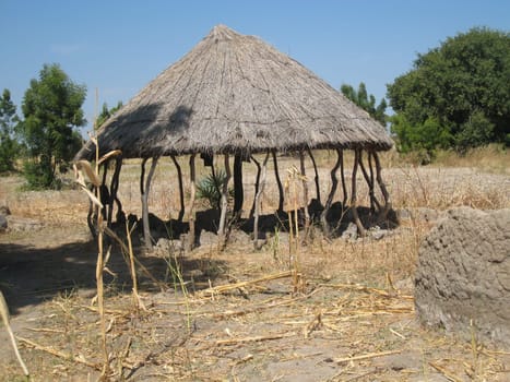 African hut