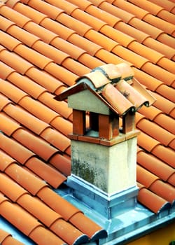 Red small chimney