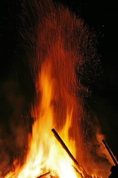big fire