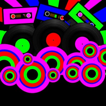 Retro Party Background