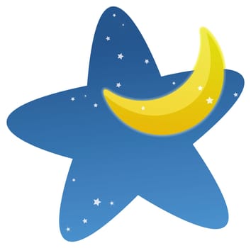 moon and stars