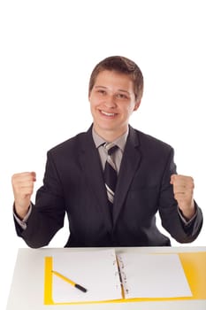 Happy young man