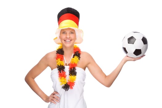 Female football fan