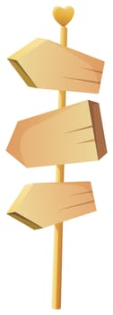 Wood sign