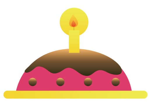 cake with candle