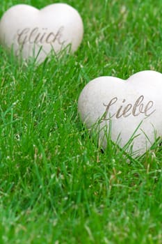 Happiness and love in the grass