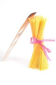 Italian pasta with spaghetti measure template