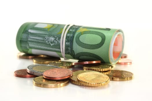 Euro notes and coins