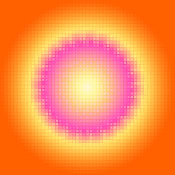 Fire Dot Matrix Background 02