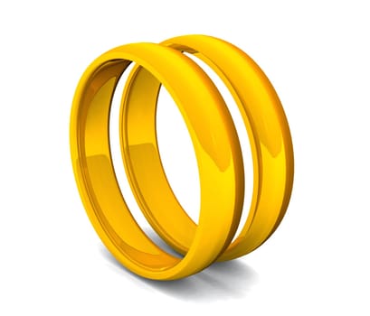 Two Gold Wedding Rings - Cropped 02