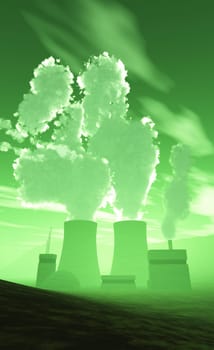 Nuclear power plant - The worst-case scenario green