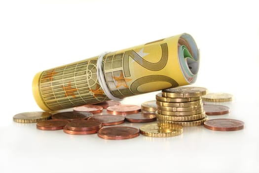 Euro notes and coins