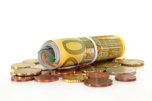 Euro notes and coins
