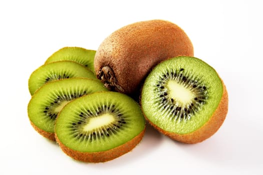 Kiwis - Kiwi with sliced kiwi half