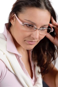 Designer glasses - trendy woman fashion