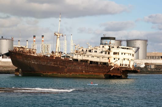 Sunken ship