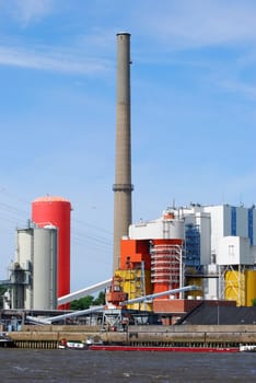 Power plant - coal-fired power plant. Power plant - Coal-fired power plant