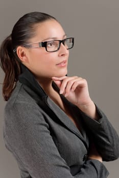 Designer glasses - successful businesswoman